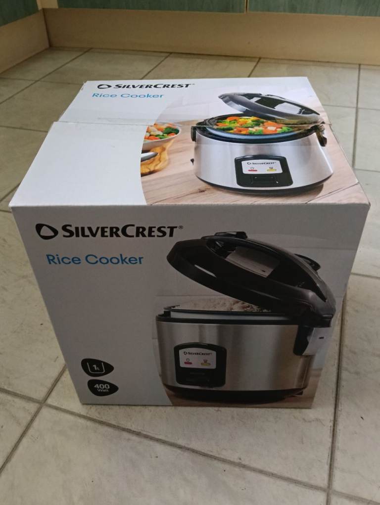 Silvercrest Rice Cooker Steamer 1 L High Quality Non-stick Tray Brand New 