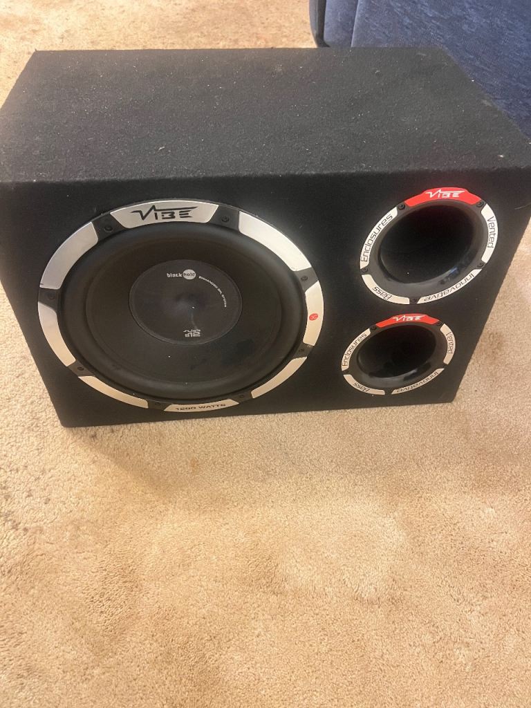 Vibe 1800 watts Base Woofer vented 
