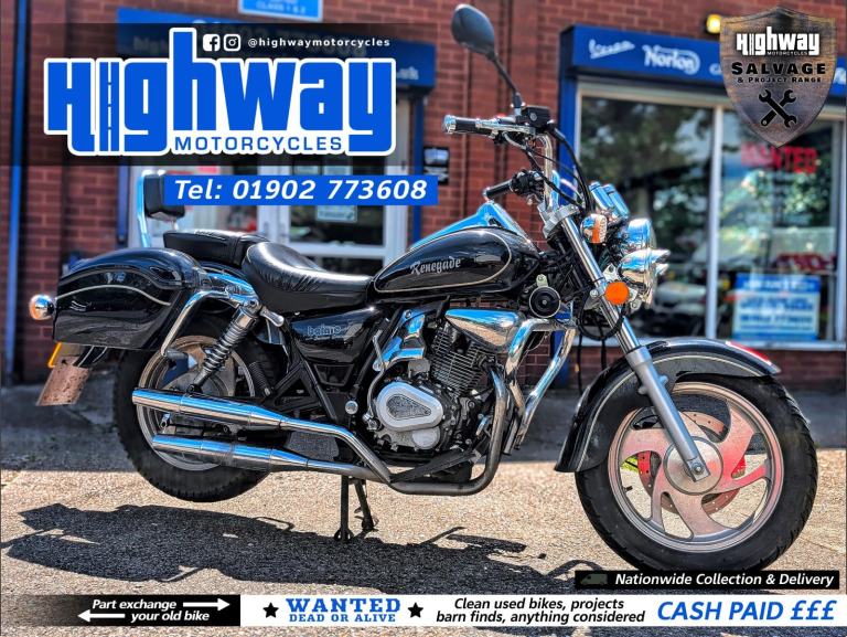2003 Baimo Renegade 125 Custom Cruiser Spares or Repairs