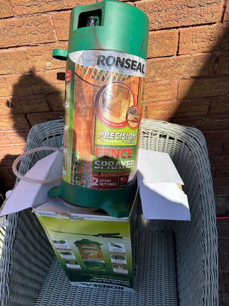 Ronseal precision finish fence sprayer 