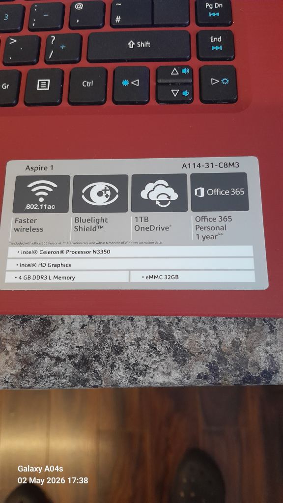 Acer laptop 