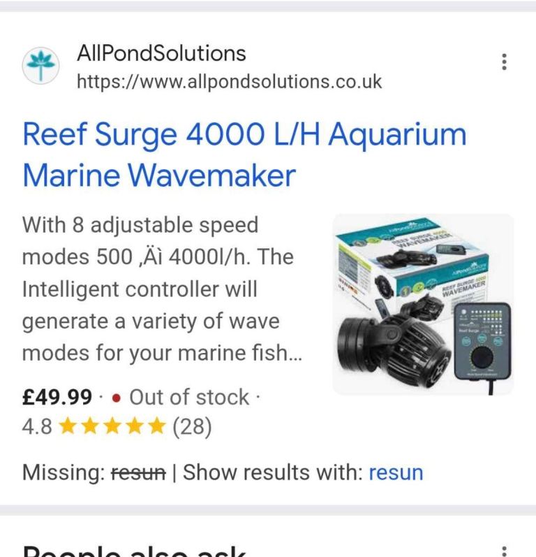 Reef surge 4000 wavemaker 