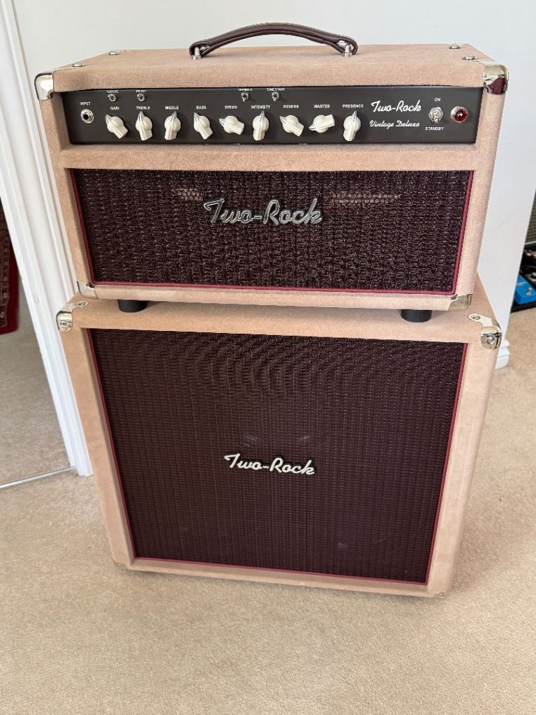 Two Rock Vintage Deluxe 35 Head + 3x10 Cabinet in Dog Suede