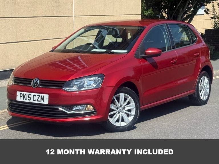 2015 Volkswagen Polo 1.0 BlueMotion Tech SE Hatchback 5dr Petrol Manual Euro 6 (s/s) (75 ps) Hatc...