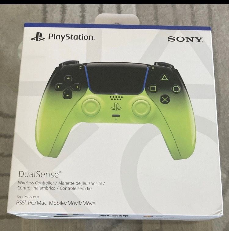 Ps5 Dual sense,  wireless controller Remix Green, Brand new & sealed