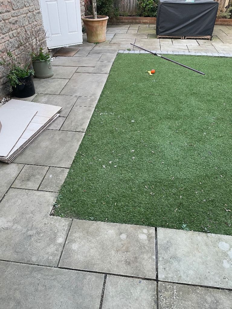 Patio slabs
