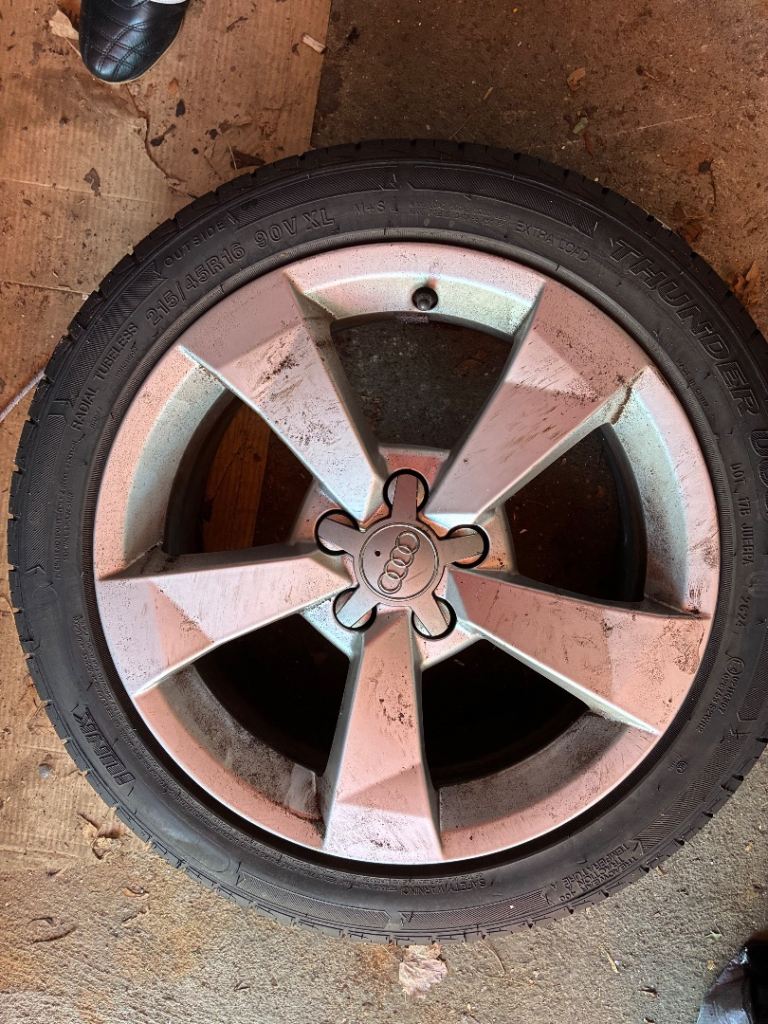 Alloys with tyres 