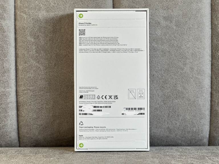 iPhone 17 Pro Max 256GB Deep Blue - In Hand & Sealed