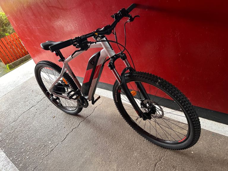 Rockrider 27.5" Hardtail Electric Mountain Bike E-st 100