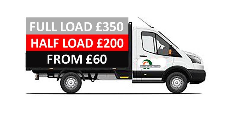 WASTE REMOVAL, RUBBISH REMOVAL 'WE RECYCLE MORE TO COST YOU LESS' HOUSE OR GARDEN WESTMINSTER W1