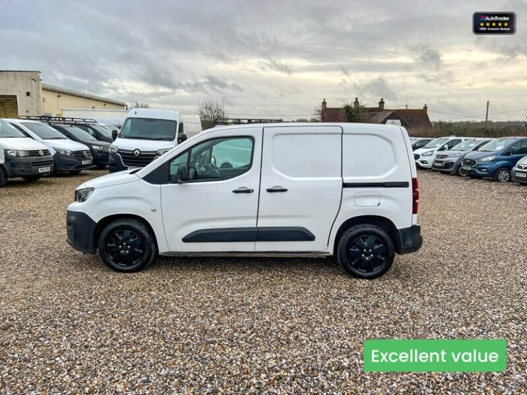 2019 Peugeot Partner SWB L1H1 Low Roof Professional Air Con Sensors EURO 6 NO VAT Panel Van Diese...