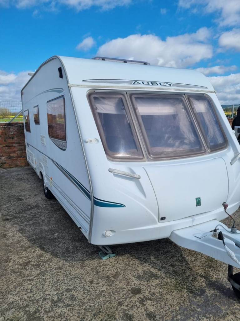 Abbey GTS 4 berth caravan fixed bed motor movers