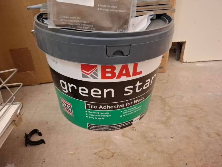 image for BAL green star tile adhesive 