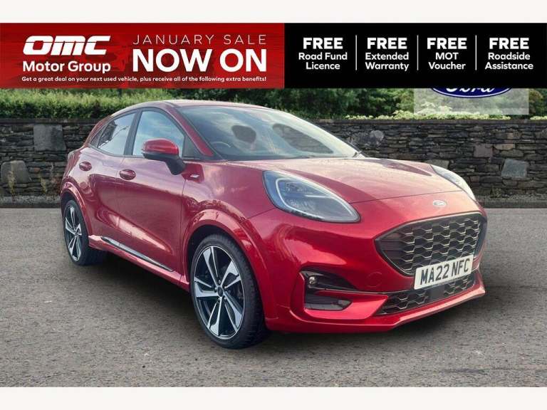 2022 Ford Puma 1.0 EcoBoost Hybrid mHEV ST-Line X 5dr HATCHBACK Petrol Manual