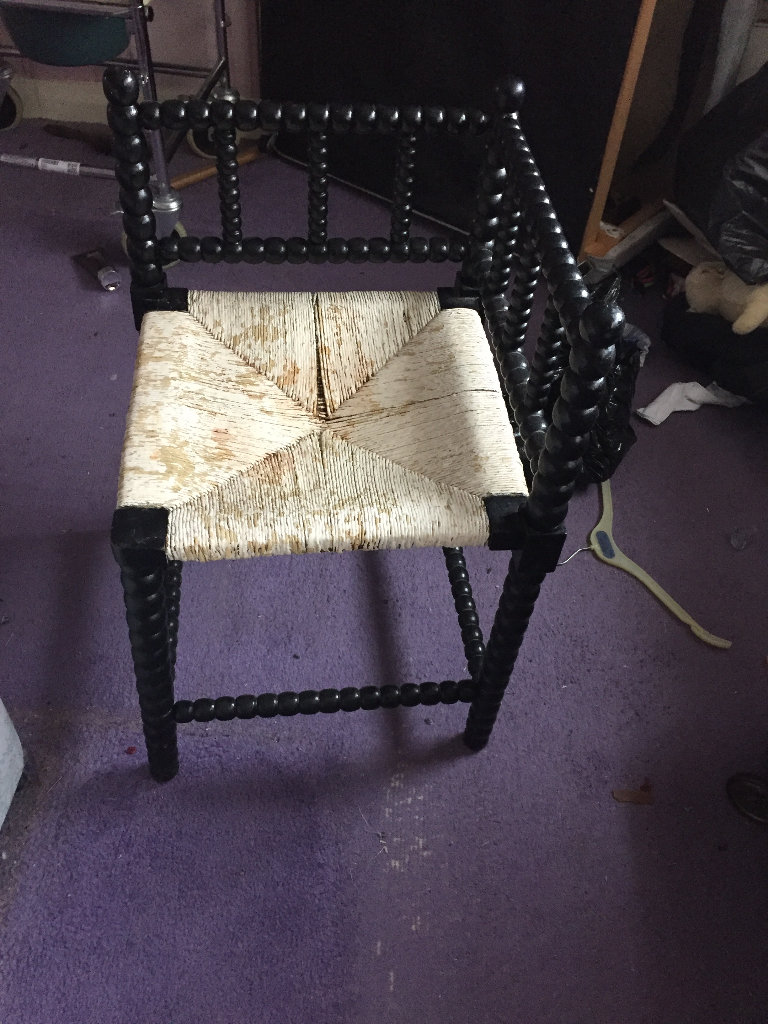 Antique bobbin chair