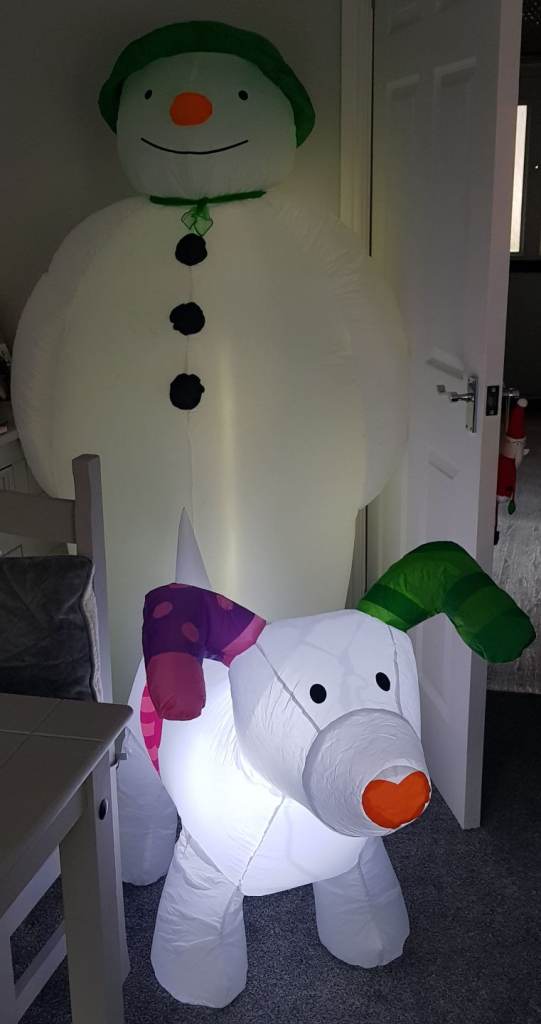 Snowman & snowdog