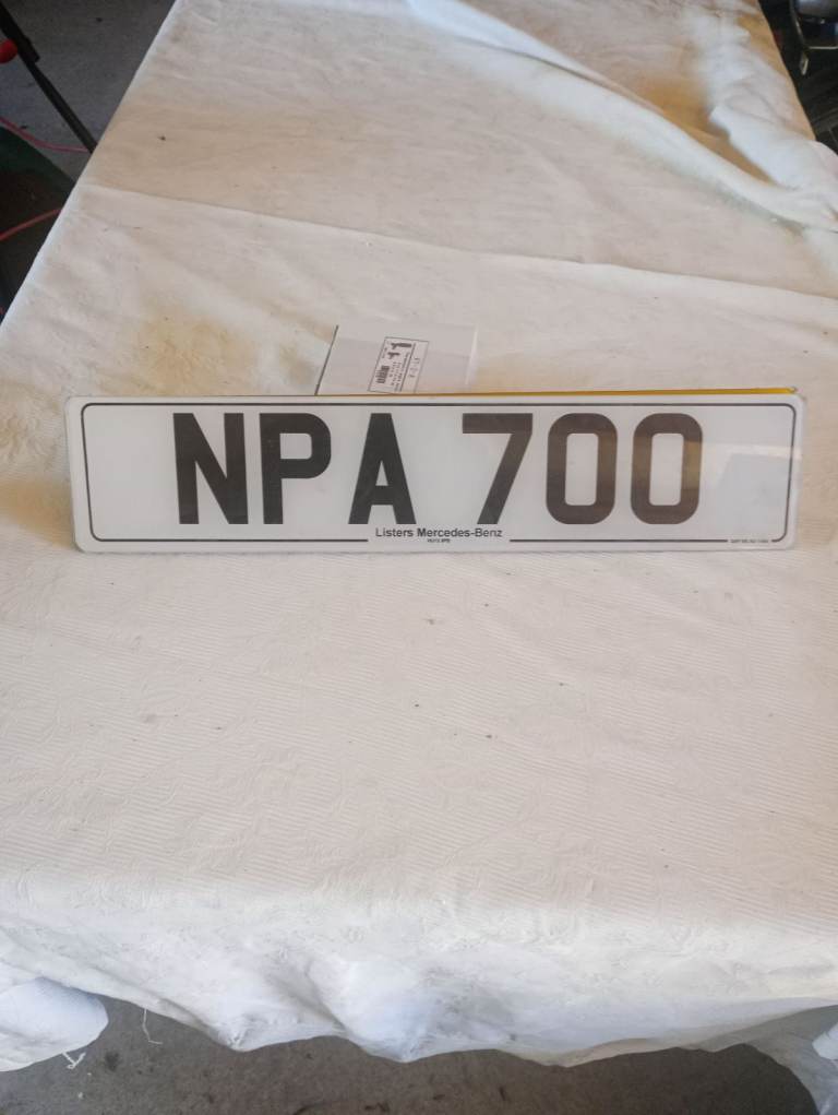 Number plate.   NPA 700 for sale