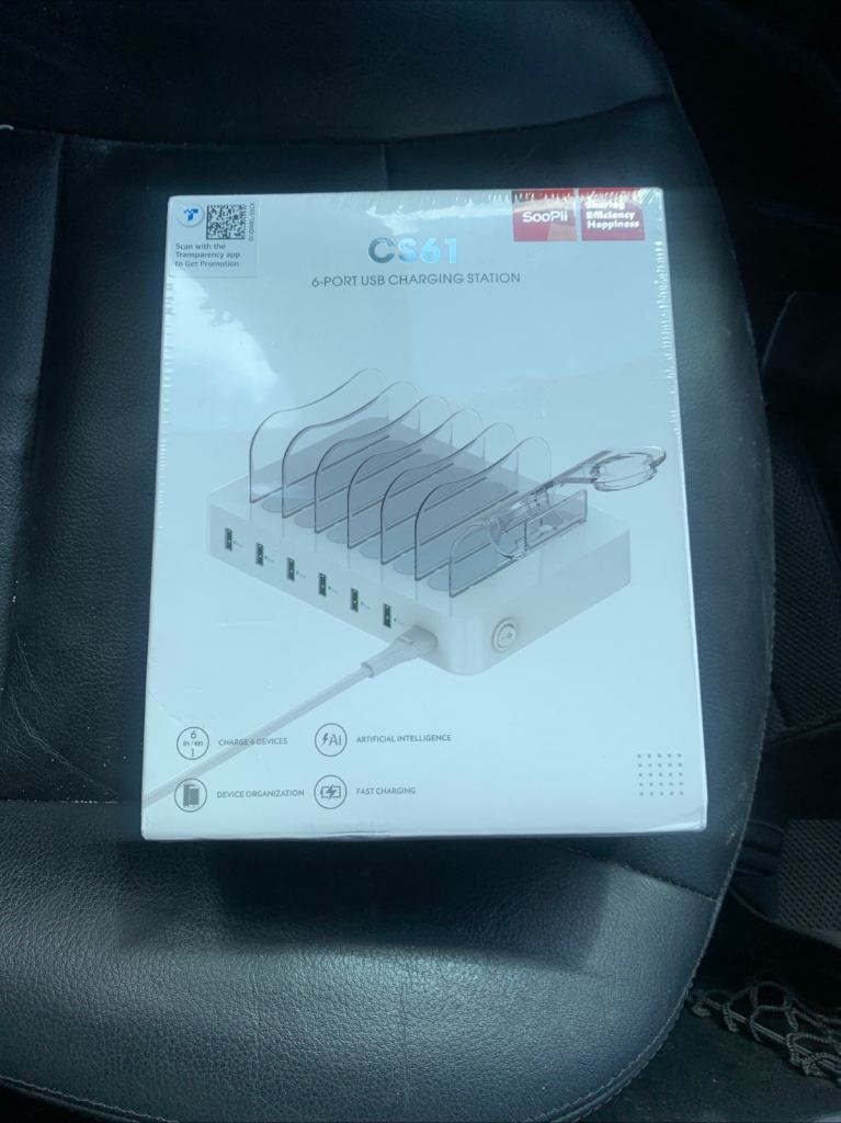 SooPii USB Charging Station 6-port CS61 New And Sealed