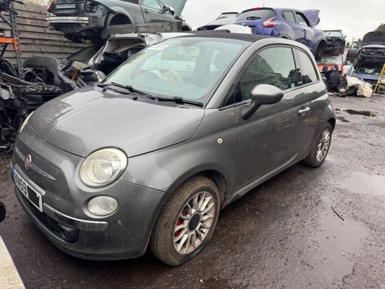 Fiat 500 1.2 2009 grey BREAKING FOR PARTS 