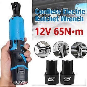 12v Cordless Electric Ratchet Wrench Rechargeable Battery Torque Ratchet With Sockets Tool With 