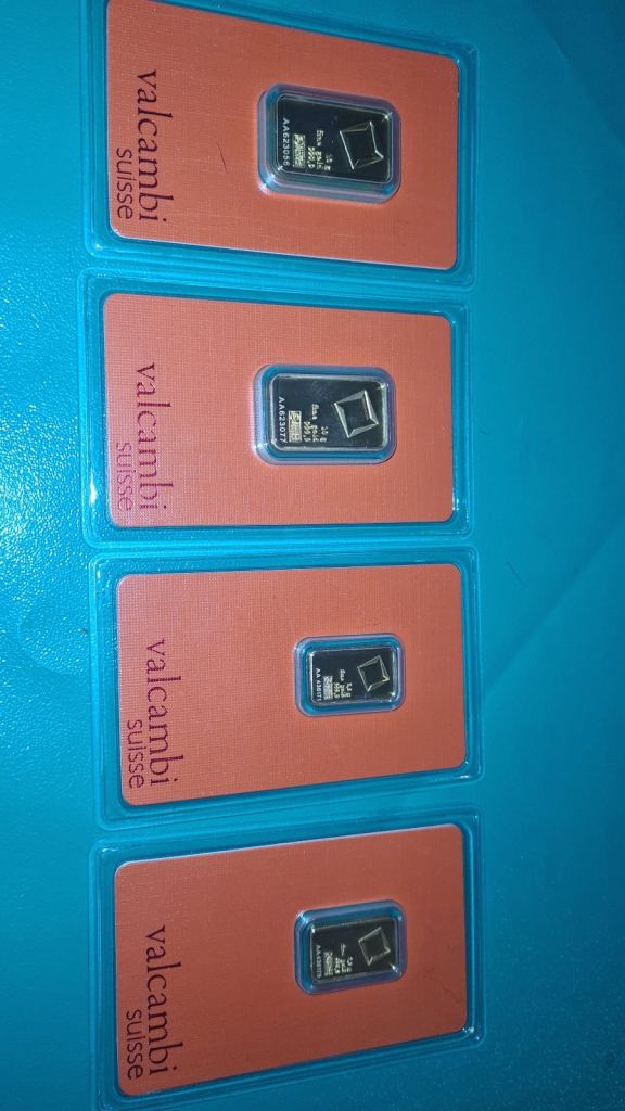 25g 24ct gold valcambi 