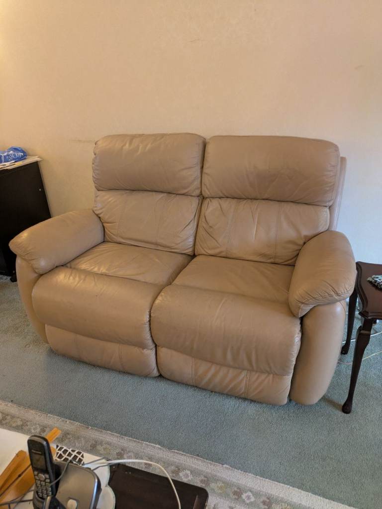 Light Brown electric reclining Sofa