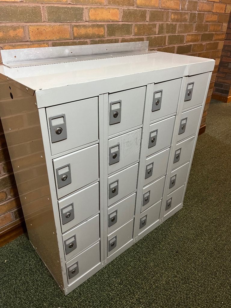 Vintage 20 pigeon hole cabinet 