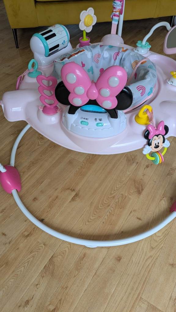 Minnie Mouse Baby Activity Centre Jumper - Good Condition