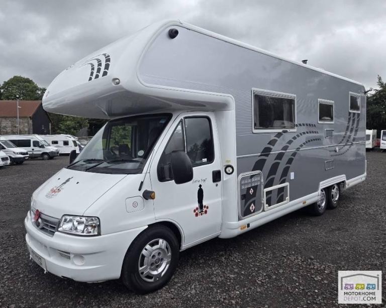 Burstner Argos 747 6 Berth Rear Fixed Bed Garage 2006 Motorhome For Sale 