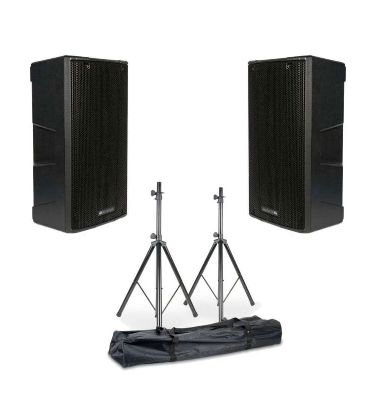 dBTechnologies B-HYPE 12 Active PA Speakers Pair + Stands Boxed DJ PA