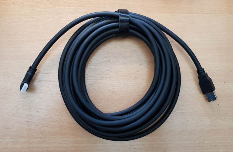 5m USB-C cable heavy duty, angled (NEW) VR