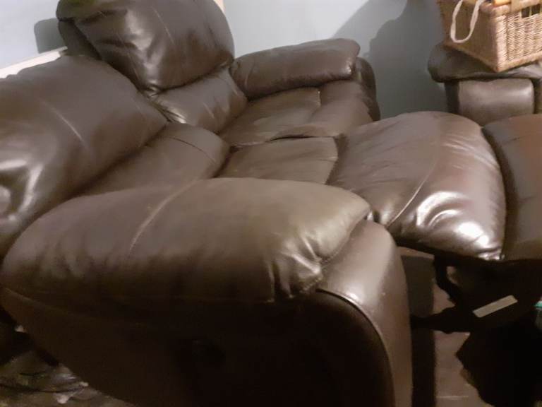 Two seater recliner sofa