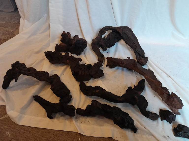 8 Pieces Aquarium Bog Wood