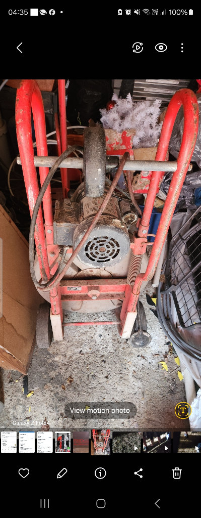 Rigid drain  machine 