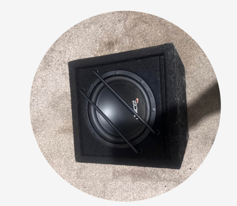 Juice 650w active car subwoofer sub
