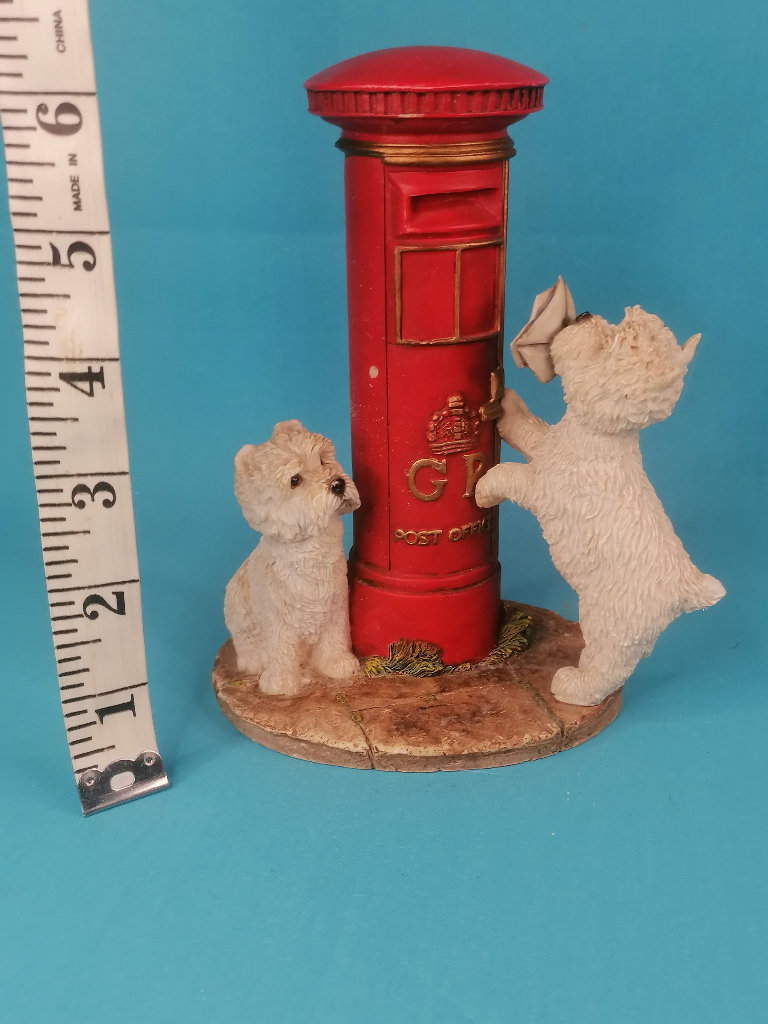 Vintage, West Highland White Terrier, Westie Morning Post, The Leonardo Collection.. Good condition.