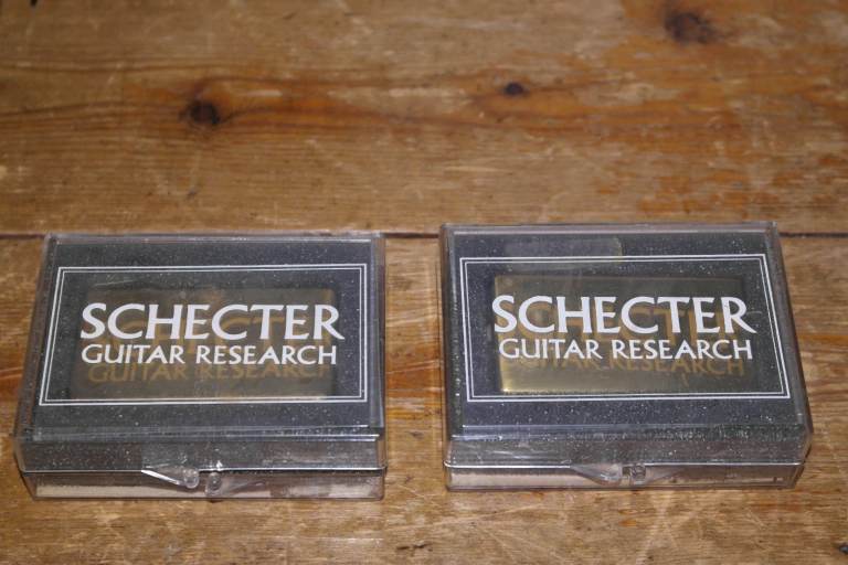Late 70s early 80s Schecter USA Van Nuys s502 Super rock humbuckers gold cover unused