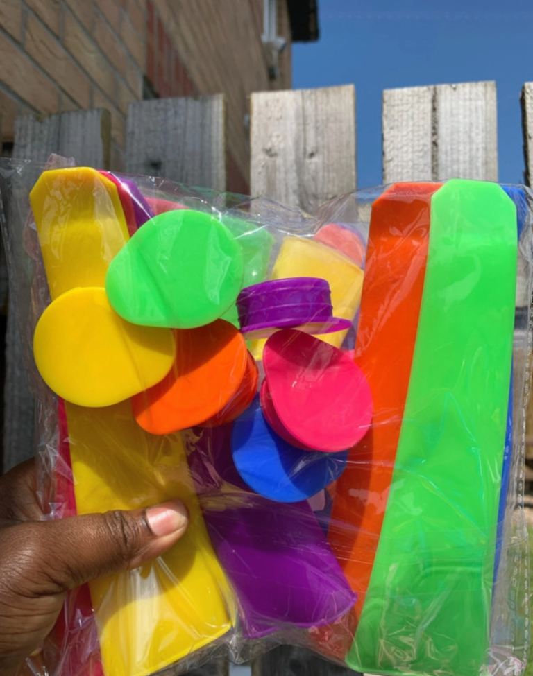 NEW 12-Piece Silicone Ice Lolly Moulds - Multicoloured Pop Makers