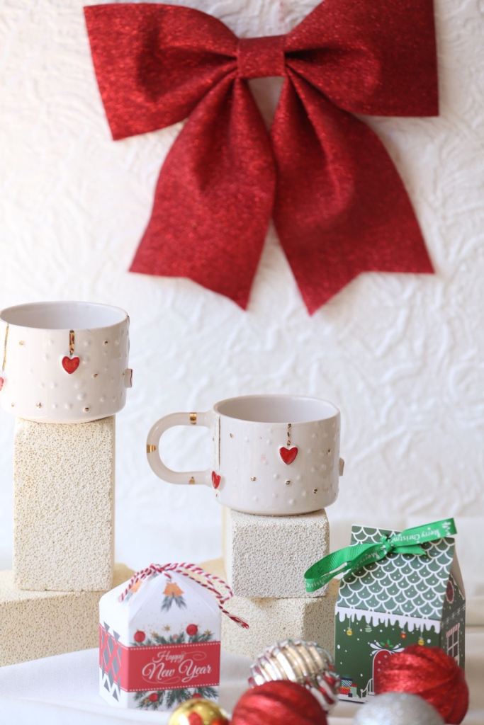 Hand made Christmas design mug