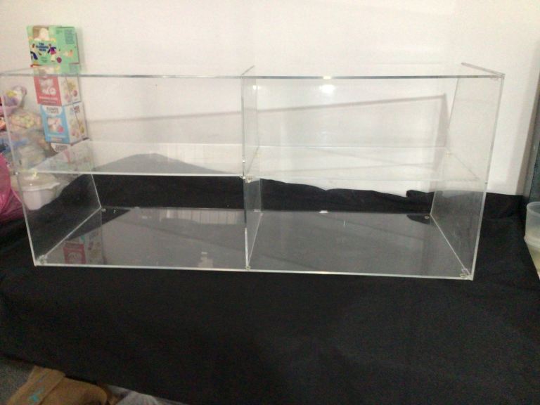 Clear Acrylic Storage Box / Display Unit – Good Condition