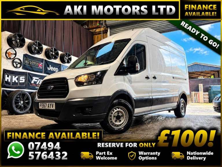 2017 Ford Transit 2.0 350 EcoBlue RWD L3 H3 Euro 6 5dr Panel Van Diesel Manual