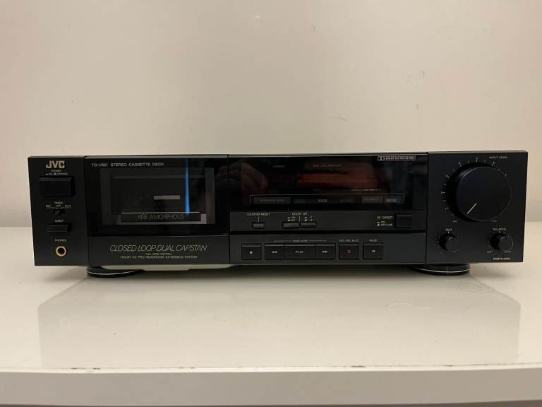 Vintage JVC TD-V521 Stereo Cassette Deck - Working