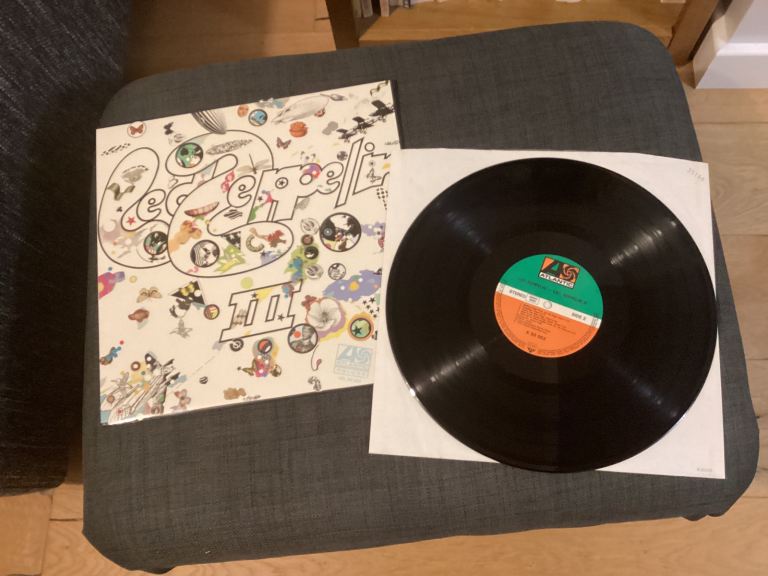 Led Zeppelin 3 LP record 