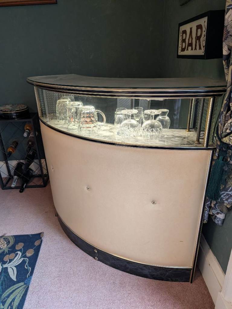 Del Boy Only Fools and Horses Style Home Bar with lighting