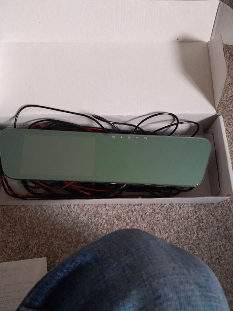 New rear view mirror front and rear cameras dashcam 