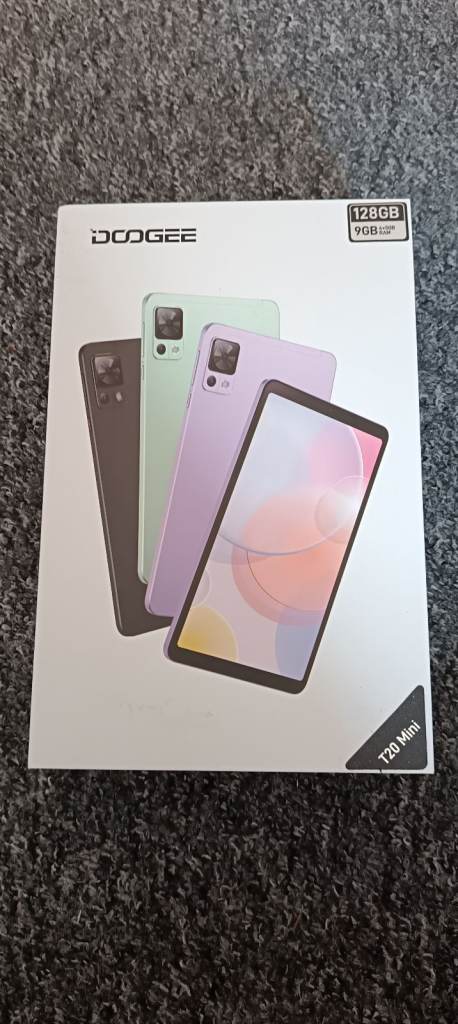 Doogee T20 Mini Tablet – Android 14 | 128GB | Brand New & Boxed – Unwanted Gift