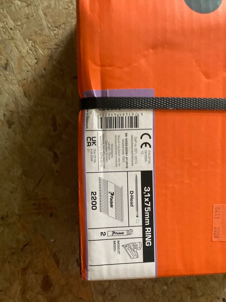 Paslode Im350 75mm nails 