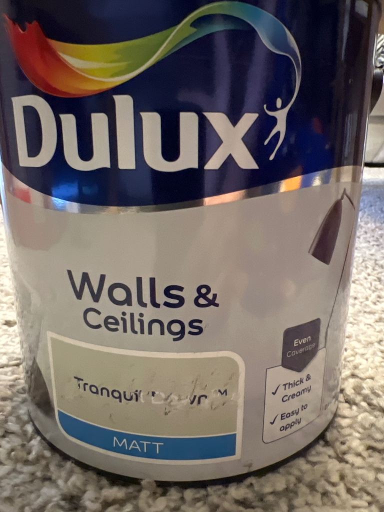 Dulux Tranquil Dawn wall and ceiling paint 