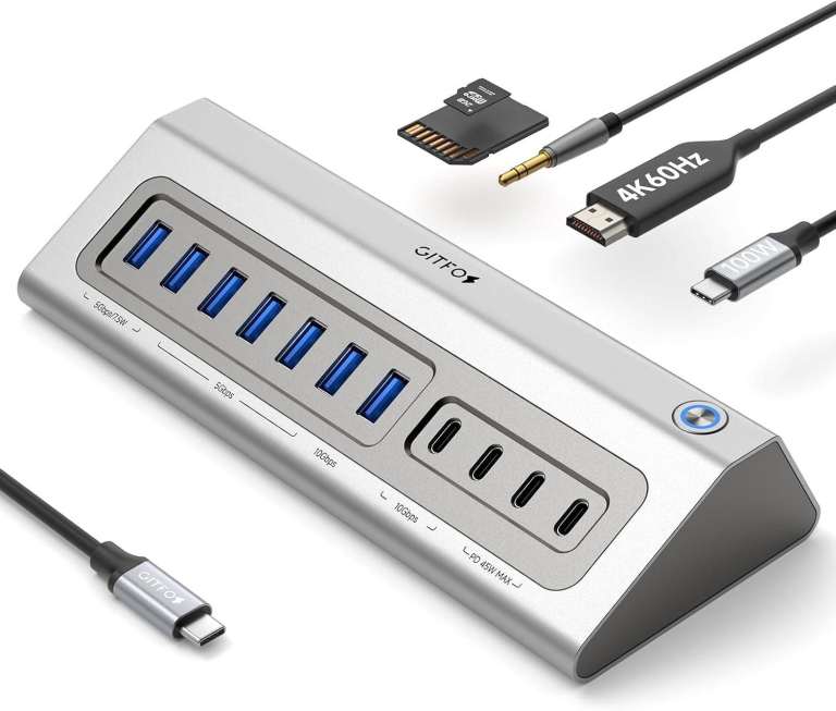 Gitfos C1 PRO 18-in-1 USB-C Hub - New & Boxed