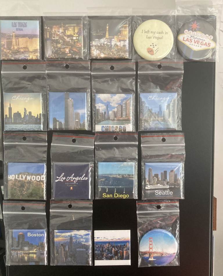 American Fridge Magnets 6cm x 6cm